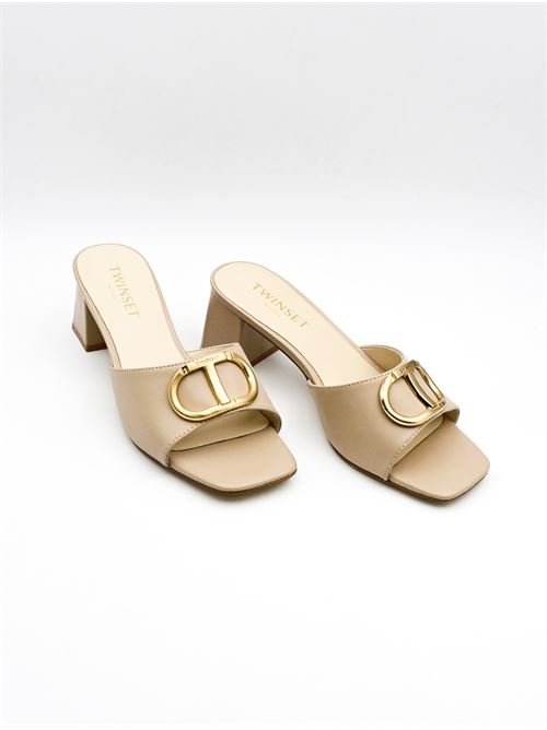 Ciabatta, donna, logata. TWINSET | 241TCP18210282