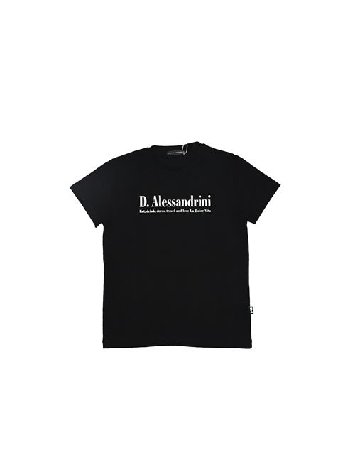 T-shirt, bambino, logata. ALESSANDRINI | 1236M00228BK