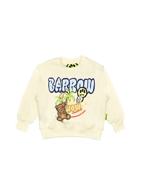 Felpa, unisex, logata. BARROW | S5BKJUSW064013