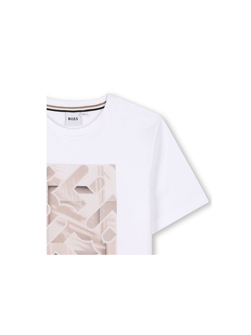 T-shirt, bambino, logata. BOSS | J5203610P