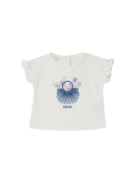 T-shirt, bambina, logata. LIU.JO | HA5044J5003N9012