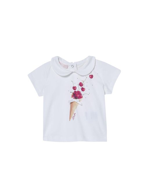 T-shirt, bambina, logata. LIU.JO | HA5046J5003M9160