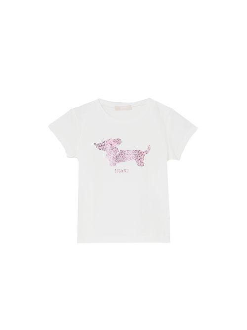 T-shirt, bambina, logata. LIU.JO | KA5021J500310602