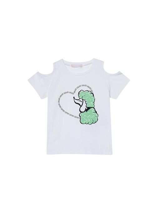 T-shirt, bambina, logata. LIU.JO | KA5088J5003N9677