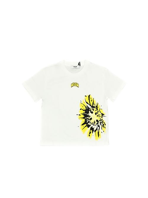 T-shirt, bambina, logata. MSGM | S5MSJGTH120001