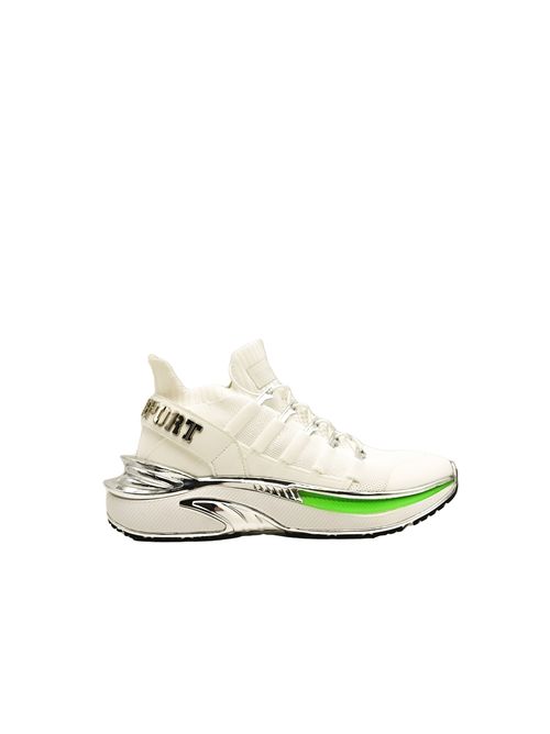 White/greenfluo