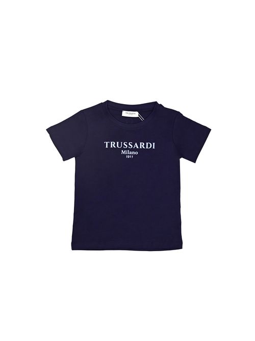 T-shirt, bambino, logata. TRUSSARDI | TBP25003TSBLSE