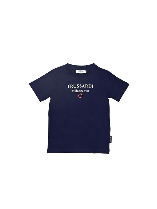 T-shirt, bambino, logata. TRUSSARDI | TBP25043TSBLNA