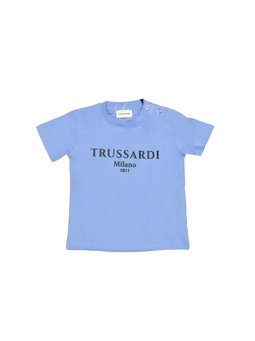 T-shirt, bambino, logata. TRUSSARDI | TIP25011TSAZDU