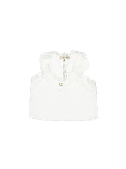 Top, bambina, logato. TWINSET | 251GJ245400808