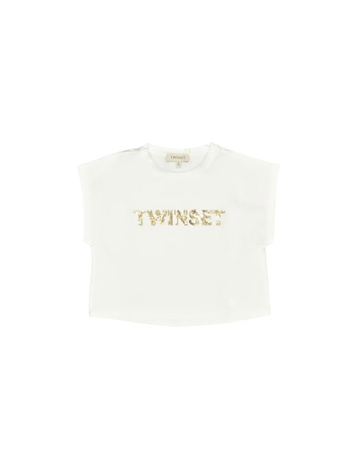 T-shirt, bambina, logata. TWINSET | 251GJ253712206