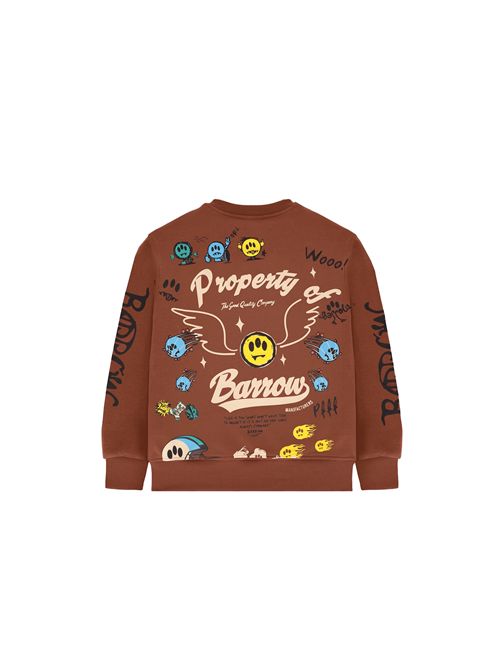 Felpa, unisex, logata. BARROW | S6BKJUSW078920