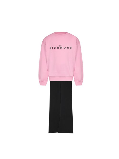 Pink begonia/black