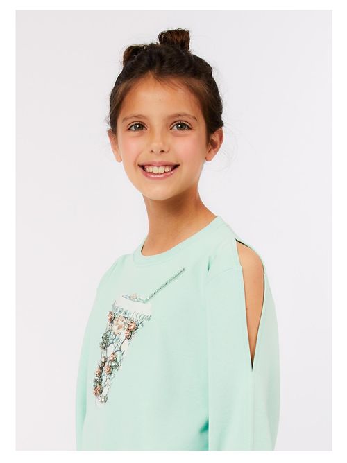 Felpa, bambina, logata. LIU.JO | GA6042FS85836110