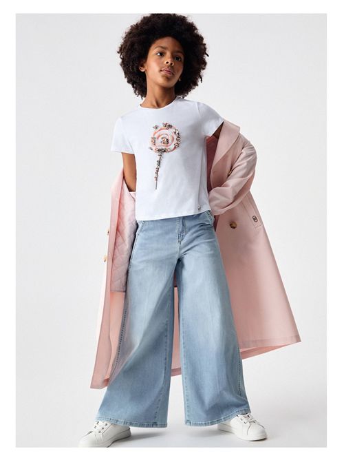Pantalone, bambina, logato. LIU.JO | GA6070D480078455