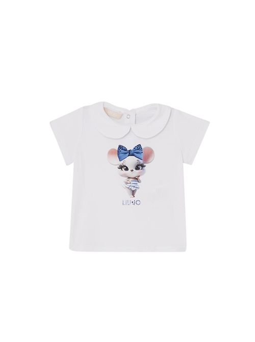 T-shirt, bambina, logata. LIU.JO | HA6061JS003P9234