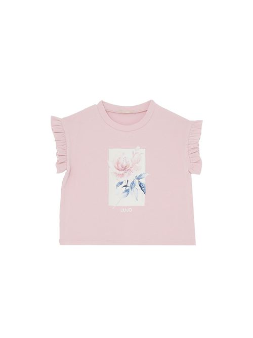 T-shirt, bambina, logata. LIU.JO | KA6016JS003P9340