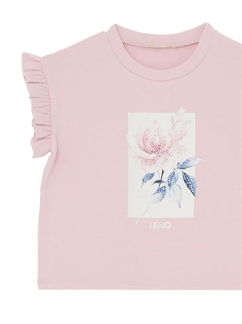 T-shirt, bambina, logata. LIU.JO | KA6016JS003P9340