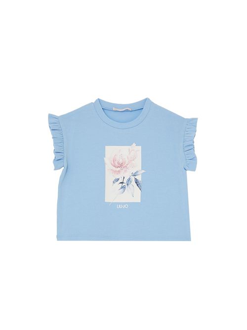 T-shirt, bambina, logata. LIU.JO | KA6016JS003P9341