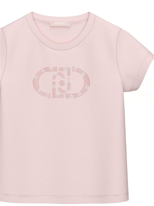 T-shirt, bambina, logata. LIU.JO | KA6017JS003X0672