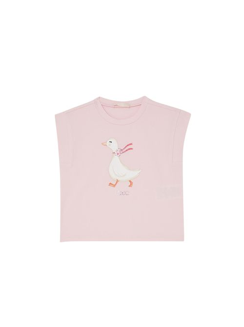 T-shirt, bambina, logata. LIU.JO | KA6018JS003X0672