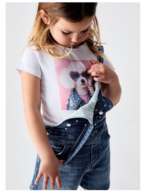 T-shirt, bambina, logata. LIU.JO | KA6083JS003P9345