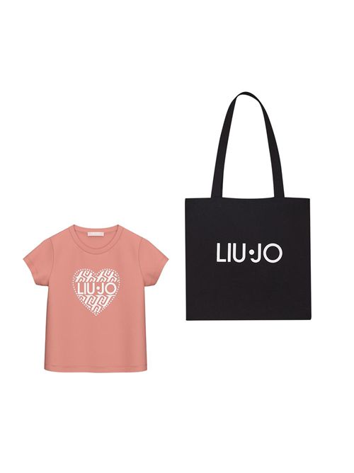 T-shirt, bambina, logata. LIU.JO | KA6088JS003X0244