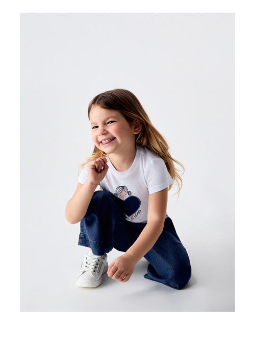 T-shirt, bambina, logata. LIU.JO | KA6118JS003P9532