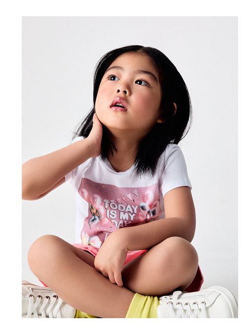 T-shirt, bambina, logata. LIU.JO | KA6128JS00310601