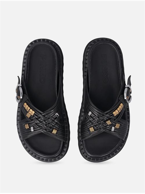 Ciabatta, donna, logata. PINKO | SD0537P003Z99