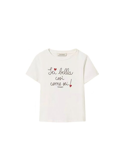 T-shirt, bambina, logata. TWINSET | 261GJ225113378