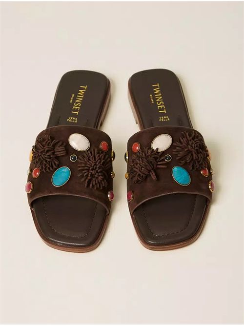 Ciabatta, donna, logata. TWINSET | 261TGT06212110